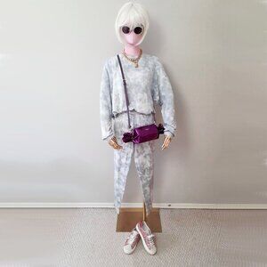 NWT YFB tie dye sweatshirt & sweatpants coordinated loungewear set, L